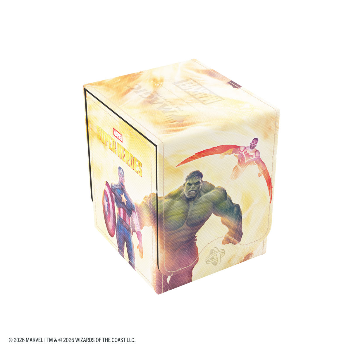 GameGenic MTG Deckbox Squire PLUS 100+ XL- Marvel Super Heroes - Door of Destinies