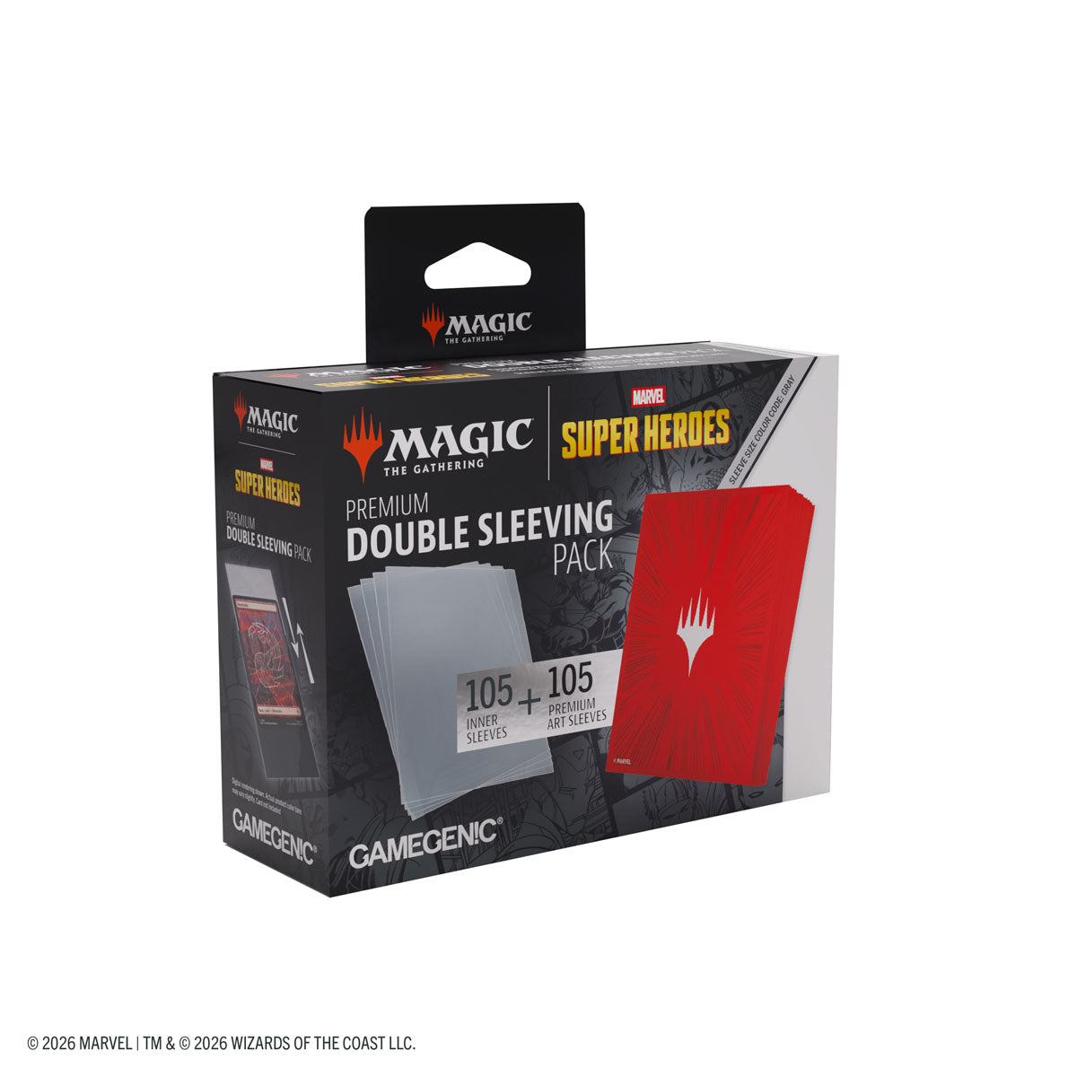 GameGenic MTG Premium Double Sleeving Pack Marvel Super Heroes