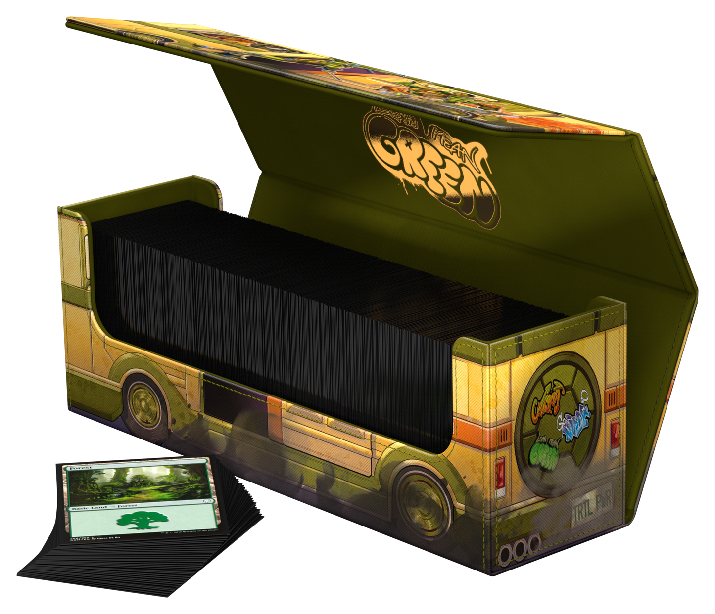 Arkhive 400+ Standard Size Xenoskin MTG- Teenage Mutant Ninja Turtles- Turtles Van