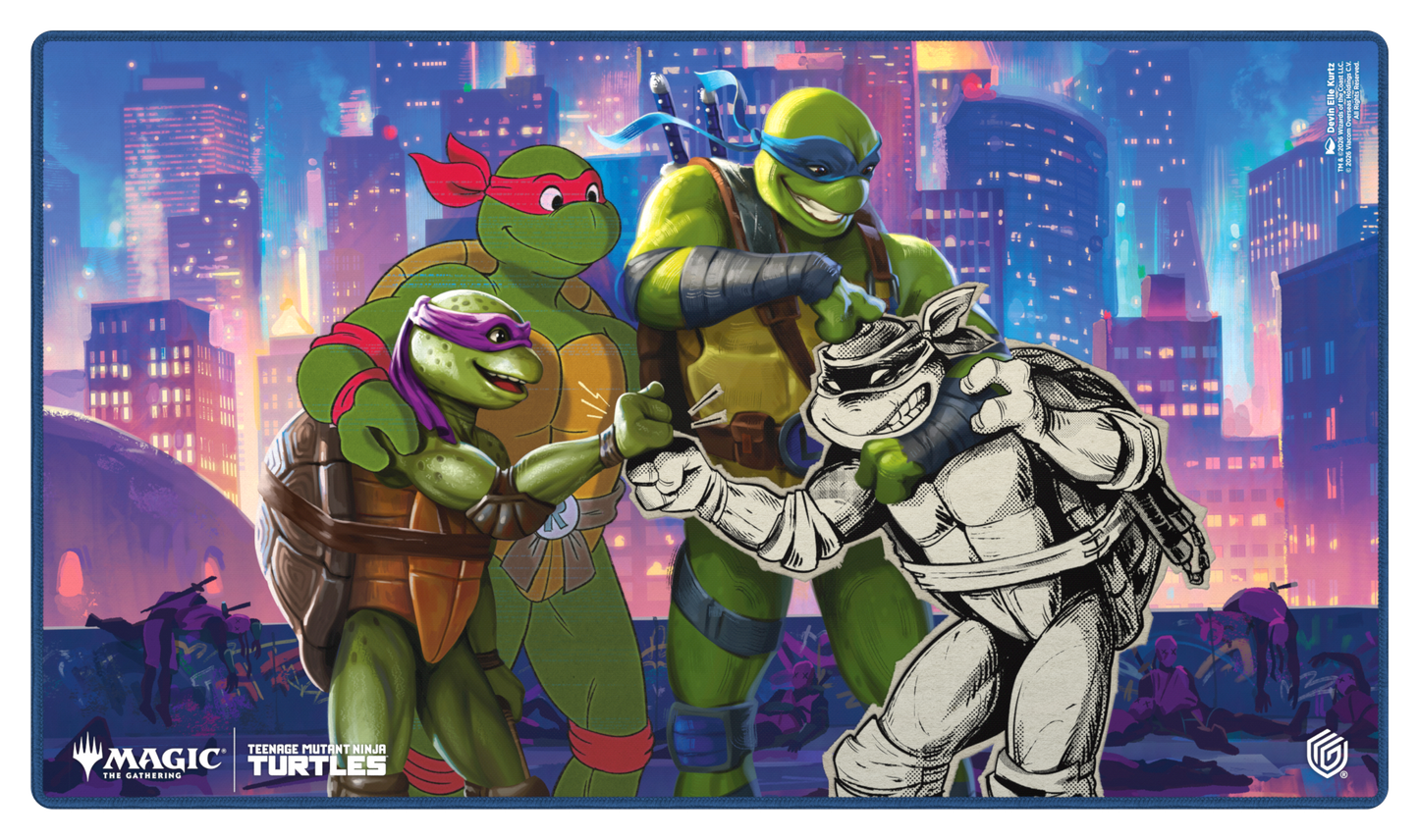 Playmat: MTG- Teenage Mutant Ninja Turtles (various artwork)