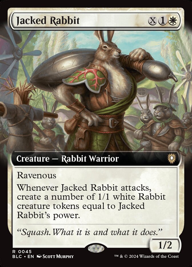 Jacked Rabbit (Extended Art) - Commander: Bloomburrow (BLC)
