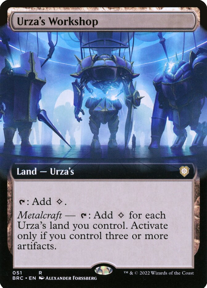 Urza's Workshop (Extended Art) - Commander: The Brothers' War (BRC)