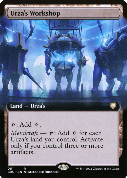 Urza's Workshop (Extended Art) - Commander: The Brothers' War (BRC)