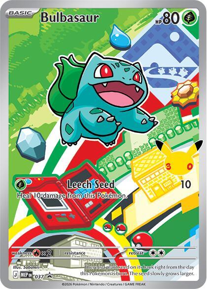 Bulbasaur 037 Mega Evolution Promo First Partner Illustration Collection