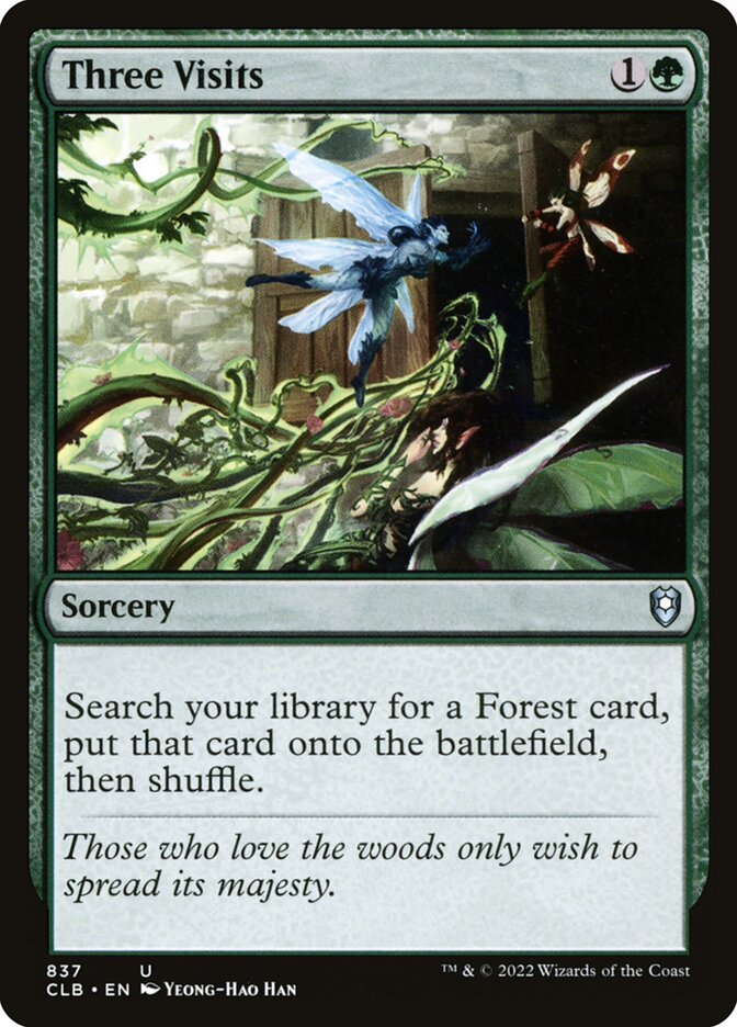 Three Visits - Commander Legends: Battle for Baldur's Gate (CLB)