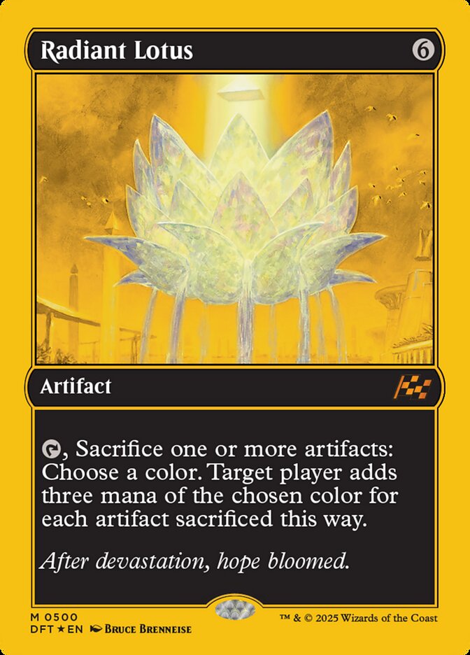 Radiant Lotus (First-Place Foil) - Aetherdrift (DFT)