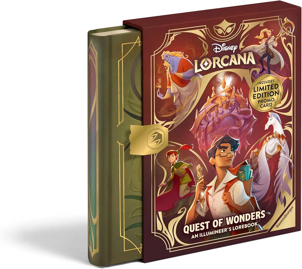 Disney Lorcana Quest of Wonders: An Illumineer's Lorebook cover