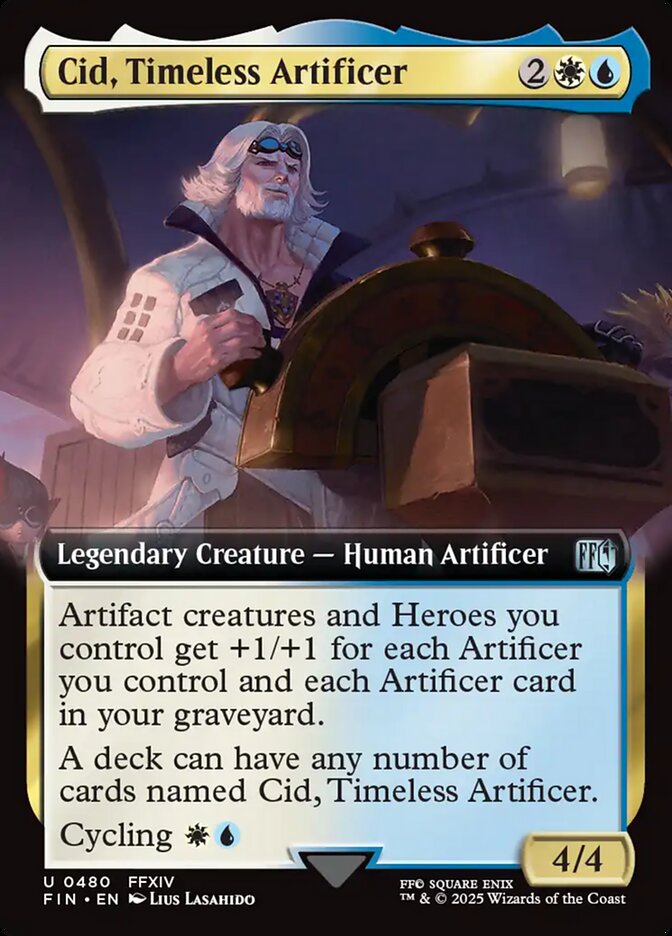 Cid, Timeless Artificer (Extended Art) - FINAL FANTASY (FIN)