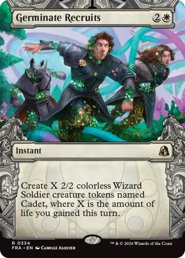 Germinate Recruits (Showcase) - Reality Fracture (FRA) 334 - FOIL