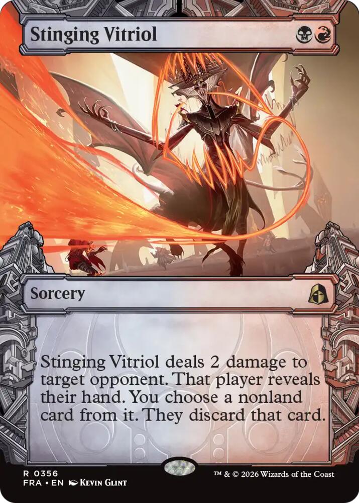 Stinging Vitriol (Showcase) - Reality Fracture (FRA) 356 - FOIL
