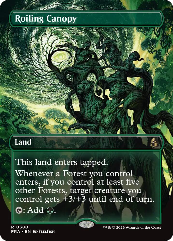 Roiling Canopy (Borderless) - Reality Fracture (FRA) 380 - FOIL