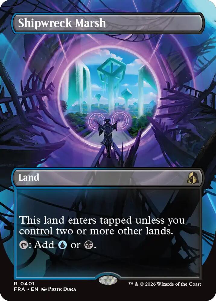 Shipwreck Marsh (Borderless) - Reality Fracture (FRA) 401 - FOIL
