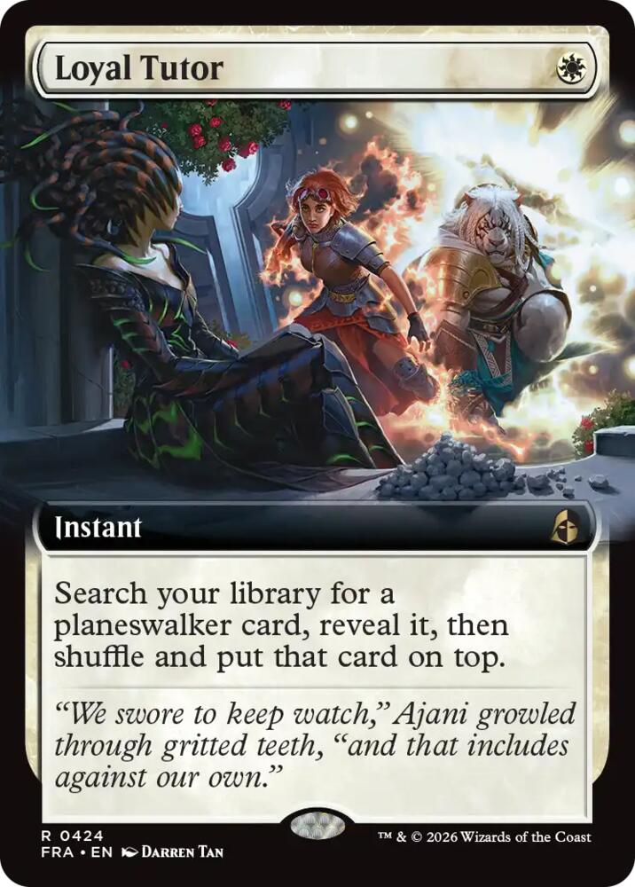 Loyal Tutor (Extended Art) - Reality Fracture (FRA) 424 - FOIL