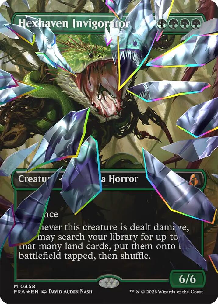 Hexhaven Invigorator (Borderless) (Facet Foil) - Reality Fracture (FRA) 458 - FOIL