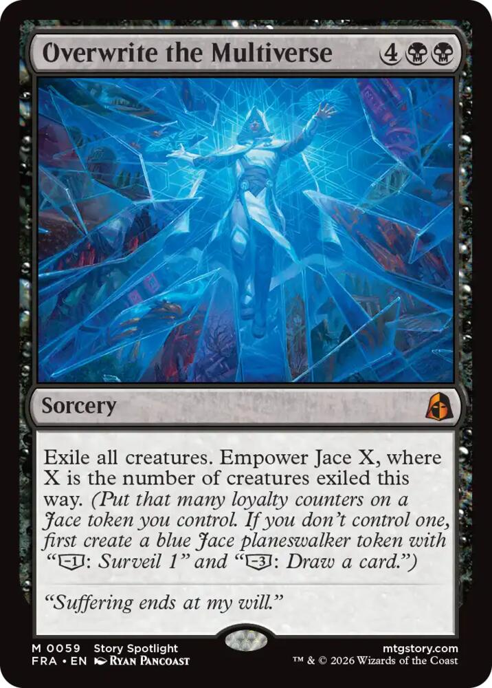 Overwrite the Multiverse - Reality Fracture (FRA) 59 - FOIL