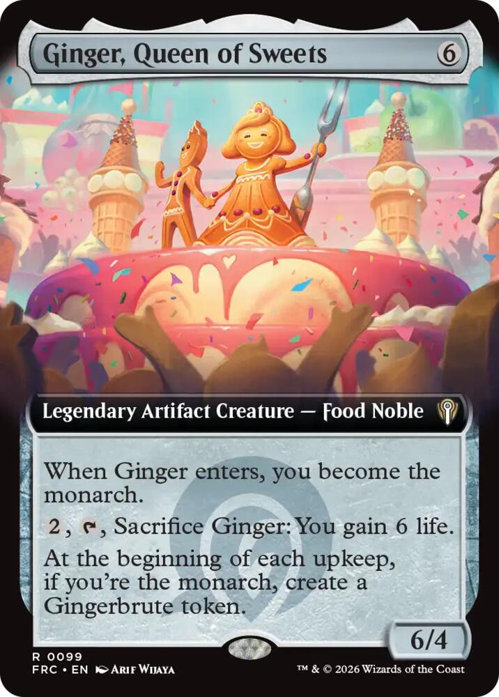 Ginger, Queen of Sweets (Extended Art) - Commander: Reality Fracture (FRC) 99