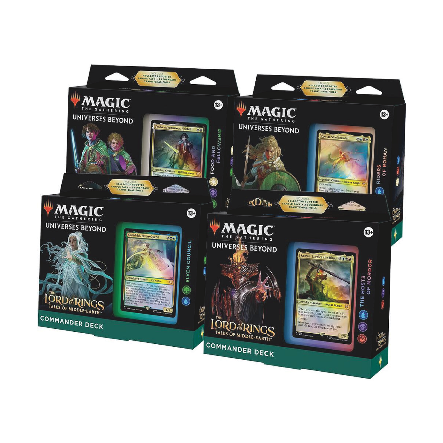MTG: Lord of the Rings Tales of Middle-Earth Commander Deck Display