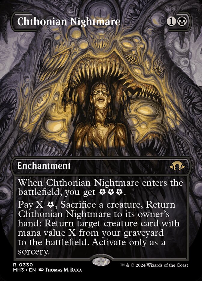 Chthonian Nightmare (Borderless) - Modern Horizons 3 (MH3)