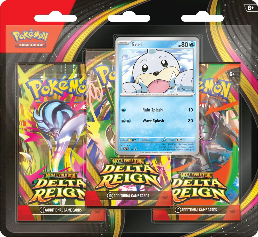 Pokémon Delta Reign 3-Pack Blister - Seel