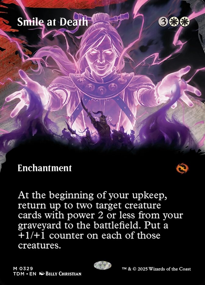 Smile at Death (Borderless) - Tarkir: Dragonstorm (TDM)