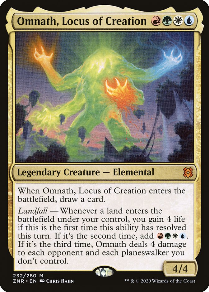 Omnath, Locus of Creation - Zendikar Rising (ZNR) - FOIL