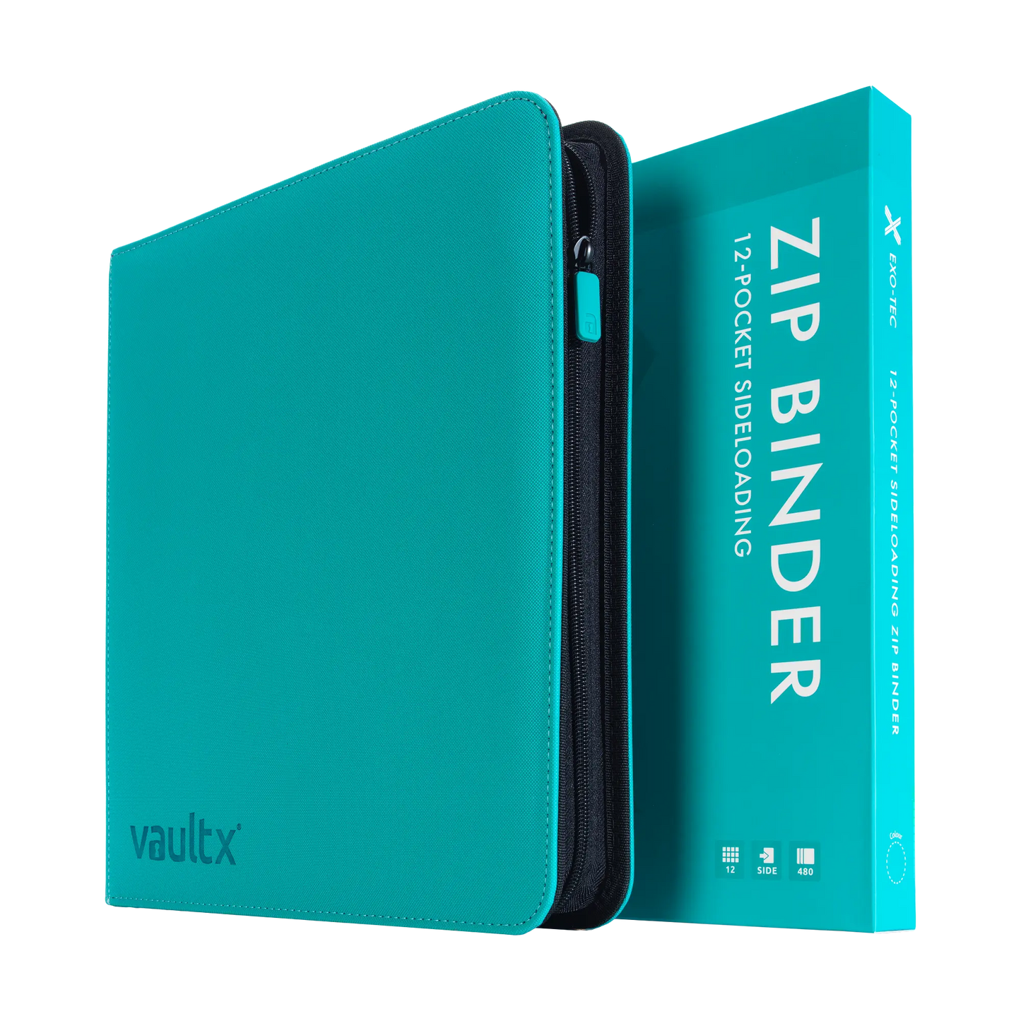 VaultX Exo-Tec® Zip Binder - 12 Pocket (various colors)