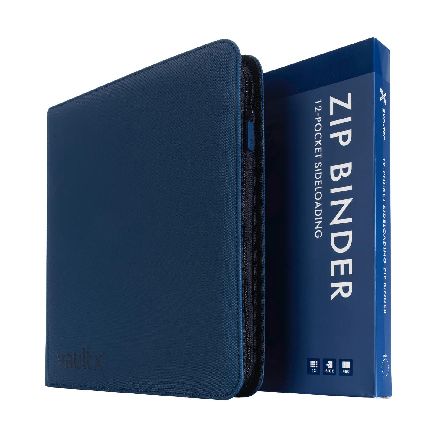 VaultX Exo-Tec® Zip Binder - 12 Pocket (various colors)