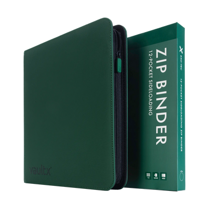 VaultX Exo-Tec® Zip Binder - 12 Pocket (various colors)