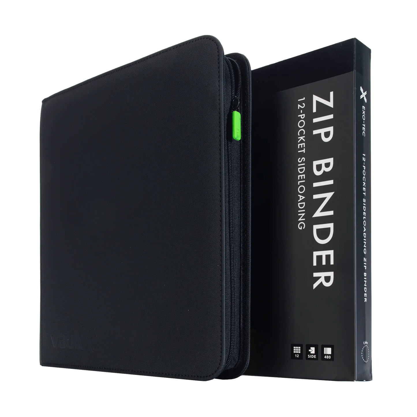 VaultX Exo-Tec® Zip Binder - 12 Pocket (various colors)