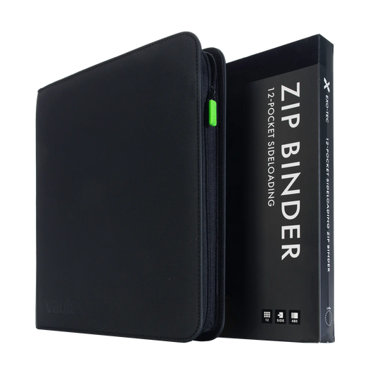 VaultX Exo-Tec® Zip Binder - 12 Pocket (various colors)