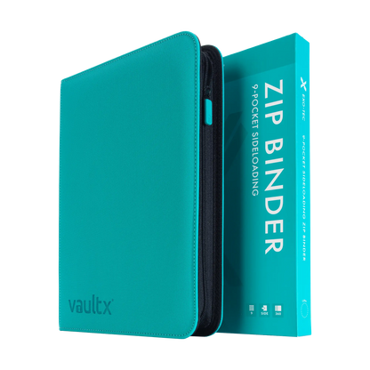VaultX Exo-Tec® Zip Binder - 9 Pocket (various colors)