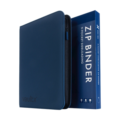 VaultX Exo-Tec® Zip Binder - 9 Pocket (various colors)