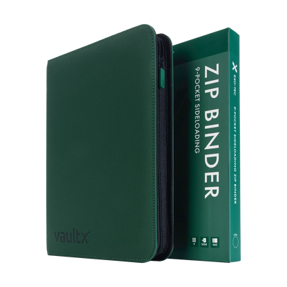 VaultX Exo-Tec® Zip Binder - 9 Pocket (various colors)