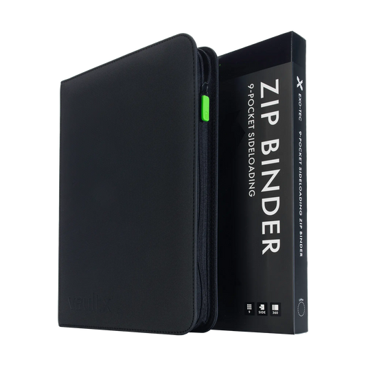 VaultX Exo-Tec® Zip Binder - 9 Pocket (various colors)