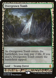 Overgrown Tomb (13) - Zendikar Expeditions (EXP) - FOIL