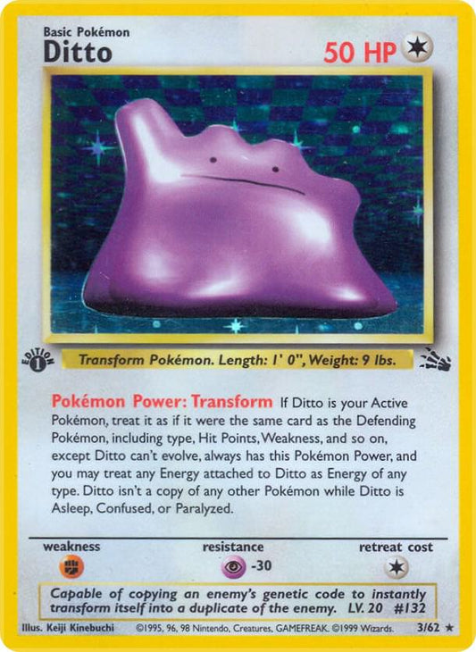Ditto (3) - Fossil (FO) 1st Edition