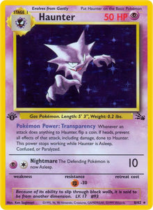 Haunter (6) - Fossil (FO) 1st Edition