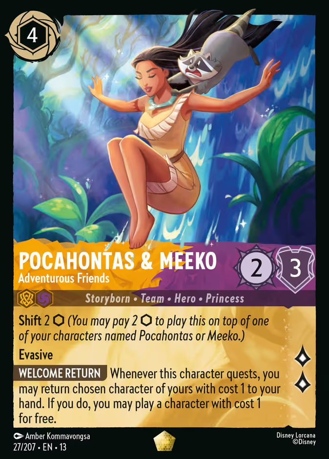 Pocahontas & Meeko - Adventurous Friends - 27/207 - Attack of the Vine!