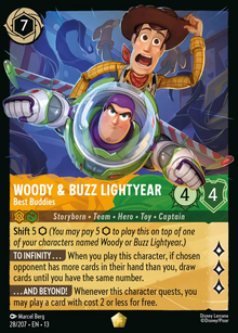 Woody & Buzz Lightyear - Best Buddies - 28/207 - Attack of the Vine!