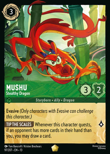 Mushu - Stealthy Dragon - 97/207 - Attack of the Vine!