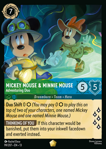 Mickey Mouse & Minnie Mouse - Adventuring Duo - 99/207 - Attack of the Vine!