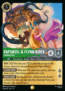 Rapunzel & Flynn Rider - Unlikely Pair - 100/207 - Attack of the Vine!