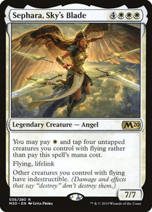 Sephara, Sky's Blade - Core Set 2020 (M20) - FOIL