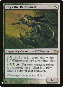 Rhys the Redeemed - The List Reprints (LIST)