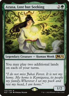 Azusa, Lost but Seeking - Core Set 2021 (M21) - FOIL