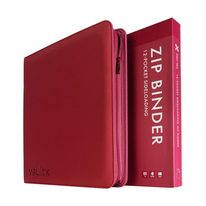 VaultX Exo-Tec® Zip Binder - 12 Pocket (various colors)