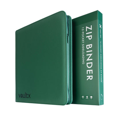 VaultX Exo-Tec® Zip Binder - 12 Pocket (various colors)