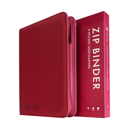VaultX Exo-Tec® Zip Binder - 9 Pocket (various colors)