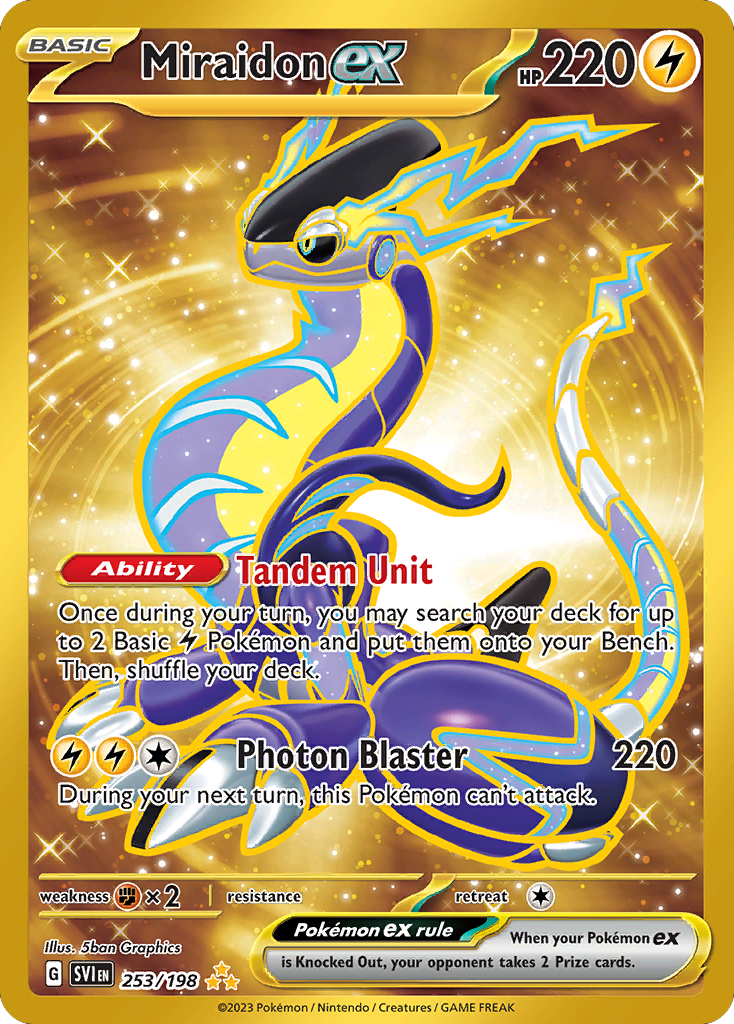 Miraidon ex - 253/198 - SV01: Scarlet & Violet Base Set (SVI)