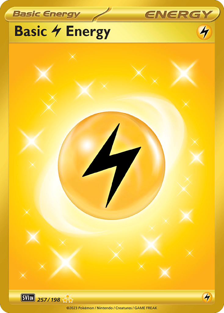 Basic Lightning Energy - 257/198 - Scarlet & Violet (SVI)